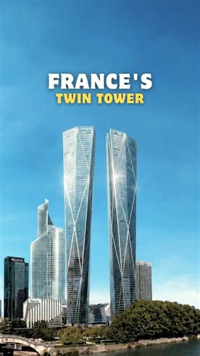 France's 🇫🇷 Upside Down Twin Tower 😱