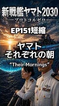 新・戦艦ヤマト2030 【ヤマトそれぞれの朝】 第151話短縮版 海底調査に向かう3人の朝。今日から脱SORA８０％ プロトコールＺＥＲＯ プロトコルゼロ