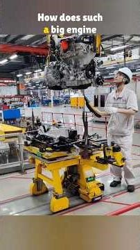 How an Engine Meets the Car Body on the Assembly Line