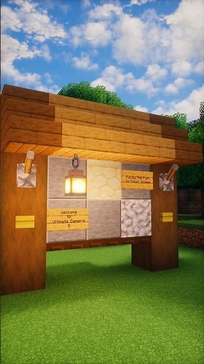 How To Build a Perfect Road Signboard in Minecraft