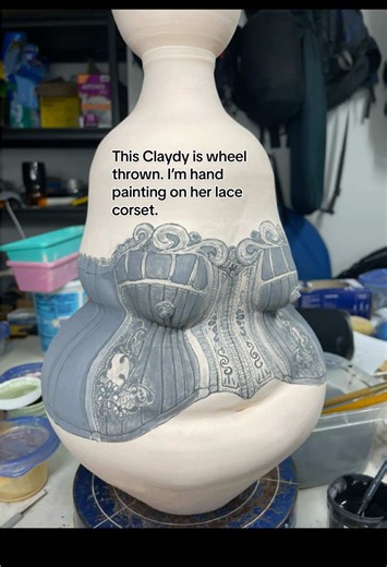 Hand-Painted Wheel Thrown Claydy Ceramics