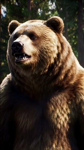 Roaring Brown Bear: Majestic Sounds of the Wild