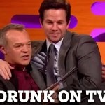 Mark Wahlberg is drunk while being interviewed on the Graham Norton show