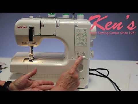Janome Coverpro 900cpx Coverstitch Machine Tutorial by Ken's Sewing Center in Muscle Shoals, AL
