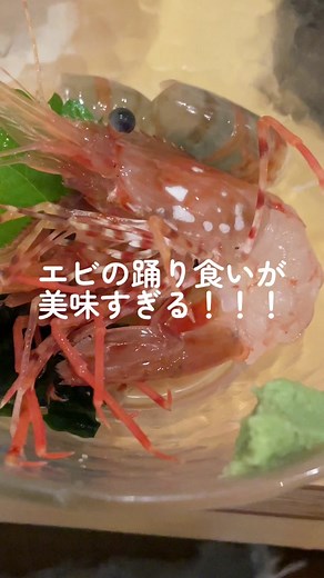 北海道のグルメを楽しむ！踊り食い動画