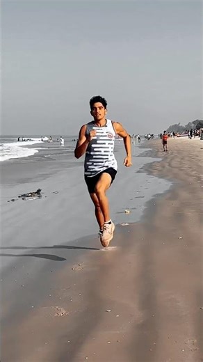 Beach Running Training #trending #motivation #shorts