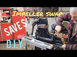 Replace Mercruiser Alpha 1 Gen 2 Impeller , outdrive service with Steve