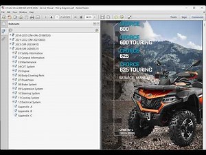Cfmoto Cforce 600 625 2018-2024 - Workshop Service Repair Manual - Electrical Wiring Diagrams