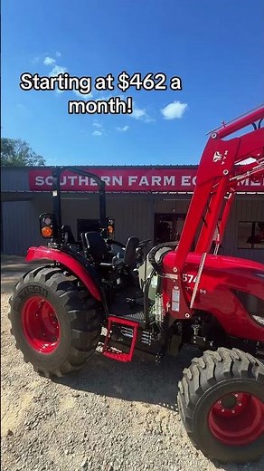 This is the T574H (55HP) starting at $462 a month! #tym #farmequipment #farmlife #trending