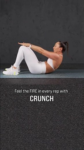 Crunch - Feel Your Upper Abs Work 🔥
