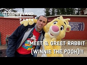 Disneyland Paris: Meet & Greet Rabbit (Winnie the Pooh)!