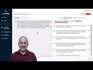 Weakening a LSAT Argument Based on Economic Principles Using LawHub Logical Reasoning Drill Set 6