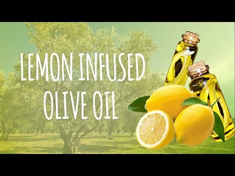 LEMON INFUSED OLIVE OIL: DIY