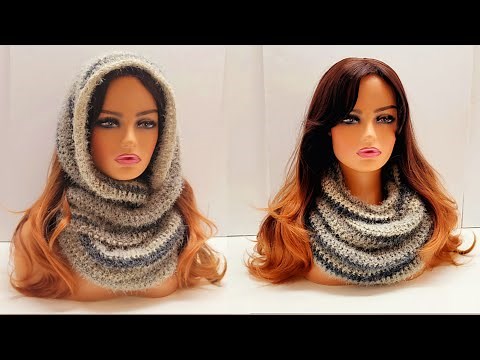 Easy Beginner Friendly Crochet Twisted Infinity Scarf Tutorial