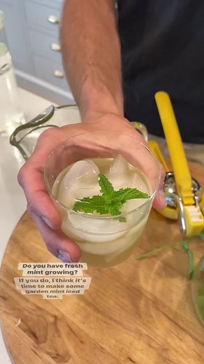 151K views · 4.7K reactions | When mint is in season, there’s nothing more I love to make than fresh garden mint iced tea! Recipe in the comments. | Wyse Guide | Facebook