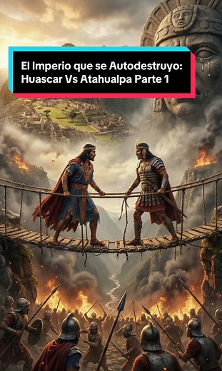 La guerra civil que destruyó al Imperio Inca desde adentro. El enfrentamiento entre Huáscar y Atahualpa por el trono del Tahuantinsuyo dividió a un imperio y facilitó la conquista española. Descubre cómo la lucha entre hermanos marcó el fin de una era. #imperioinca #historiadelperu #atahualpa #tahuantinsuyo #historia Con la Voz de Félix Riaño @LocutorCo