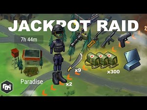 LDoE Raid Base Paradise | 300 Medkits, 9 Machetes, Guns and More! | Last Day on Earth: Survival