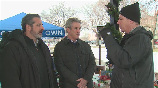 Briskman and Briskman at 2025 WGN toy drive