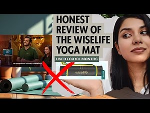 HONEST REVIEW of wiselife (shark tank) yoga mat |best yoga mat for beginners|wiselife yoga mat #2025