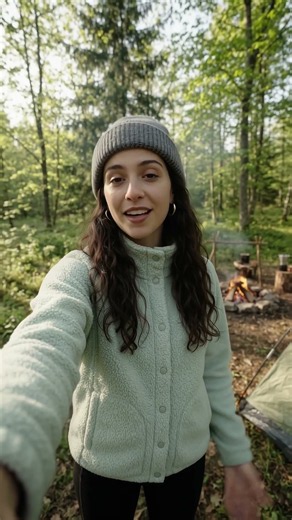 Meet Tuselly 🏕️ | Solo Girl Camping & Cozy Outdoor Life # #campingvlog #solocamping