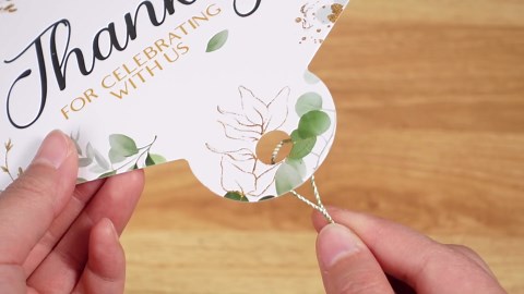 100 Sets Wedding Fans for Guests Bulk with Silky Tassels Paper Hand Fan Thank You for Celebrating with Us for Ceremony Bridal Shower Bridesmaid Party Favors(Leaf,Green)