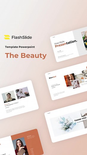 Template Powerpoint Beauty #flashslide #powerpoint #flashtemplate