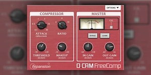 DCAM FreeComp - Freeware Compressor VST Plugin By FXpansion