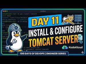 Day 11: Install and Configure Tomcat Server | 100 Days of DevOps – KodeKloud Engineer Series