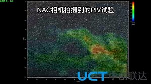 NAC相机拍摄下的PIV实验