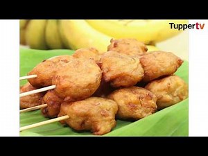 Make Cekodok Pisang with Tupperware Extra Chef
