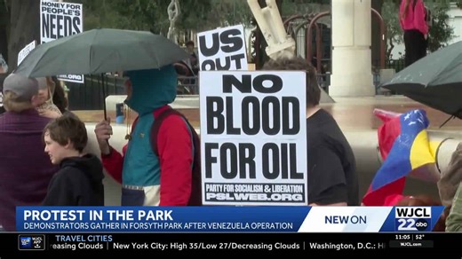 Protesters clash over Venezuela as rally draws police presence in Savannah