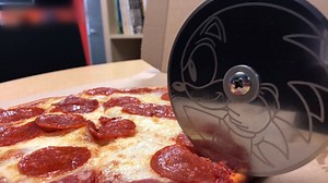 You asked, we delivered: Presenting the official Sonic Pizza Cutter. Americas: http://shop.sega.com/ UK: http://segashop.co.uk/ EU: http://segashop.eu/ | Sonic The Hedgehog