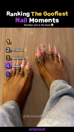 Ranking The Goofiest Nail Moments🤣 (Part 2) #usa