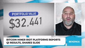 Bitcoin Miner Riot Platforms Reports Q1 Results, Shares Slide