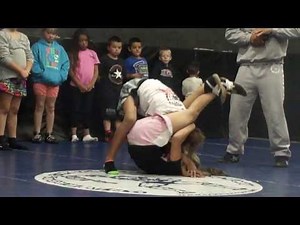 UGA KIDS GRAPPLING JENNIFER VS. KATRINA