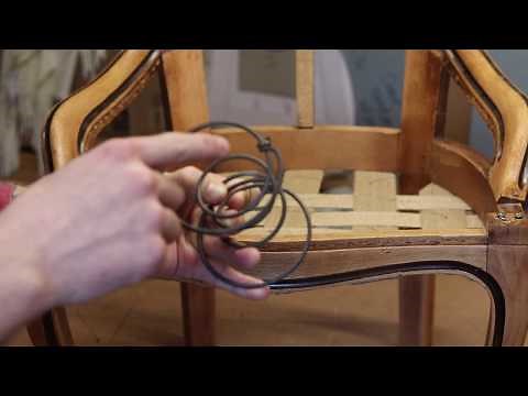 Traditional Upholstery- Springing Tutorial Pt 1: Tying Springs