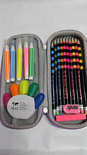filling pencil case #satisfying #asmr #youtube