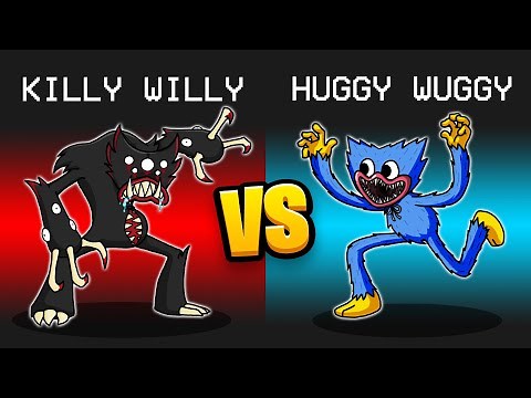 KILLY WILLY vs. HUGGY WUGGY Mod in Among Us...