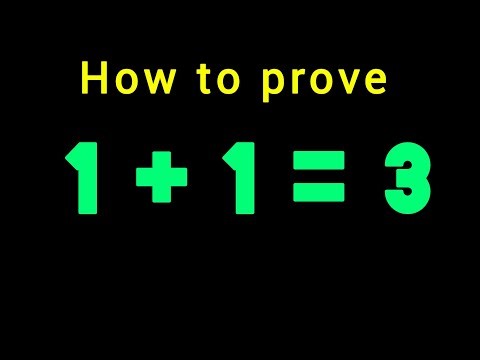 خدعة في الرياضيات حيرت الملايين 1+1+=3 !🤯✅ |الرياضيات!