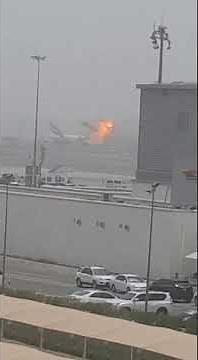 Emirates plane explosion