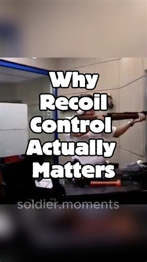 Amateurs Fight Recoil, Pros Master It! #military #shorts #recoil