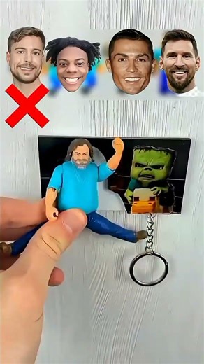 Ronaldo✅ vs Messi❌… But THIS Keychain Won 😱 #Messi #Ronaldo