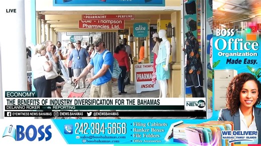 2.6K views | The benefits of industry diversification for the Bahamas | Eyewitness News Bahamas | Facebook