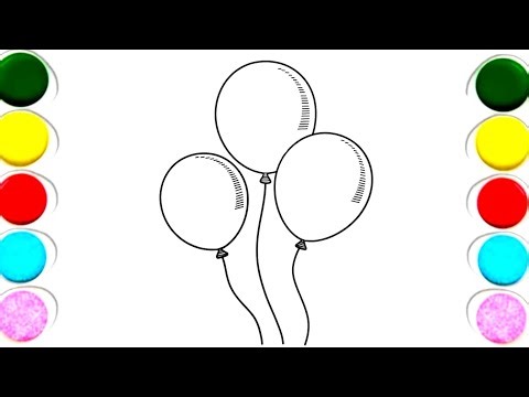 In this video, you will learn how to draw a cute and colorful balloon 🎈 step by step for kids