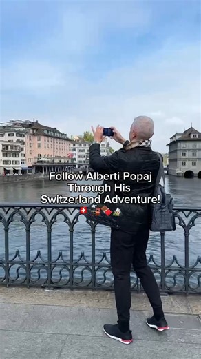 Alberti Popaj QVC took a trip to Switzerland earlier this year! 🇨🇭Wonder what he was doing there? Stay tuned on our social platforms this week to find out! 👀🍫 #QVCChristmasInJuly | QVC