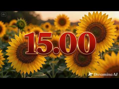 15 Minute Sunflower Garden Timer Happy Spring Classroom Countdown