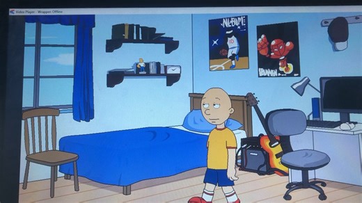 Caillou goes to a Christmas party