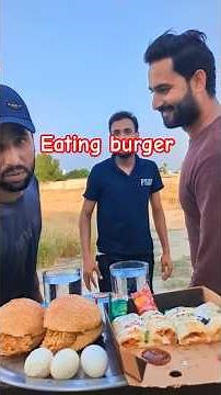 eating challenge burger pizza, #100kview #foryoupage