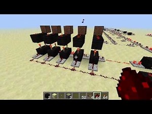 Minecraft Redstone Programing ( Music and simple Math )