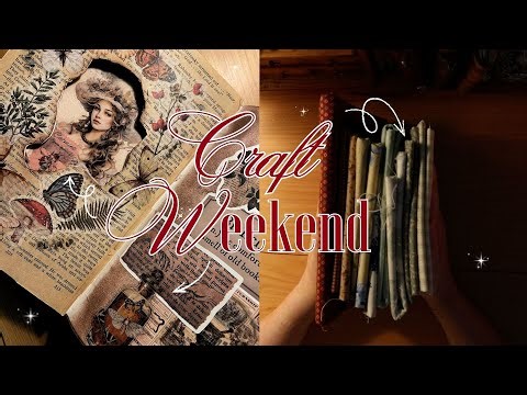 reading journal flip through, flosstube, cross stitch project bag sewing | a crafty vlog ep. three